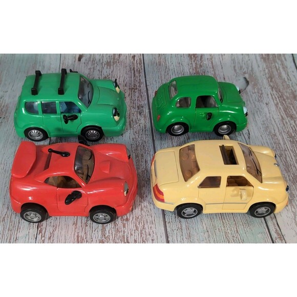 Vintage Chevron Toy Car Lot Of 4- 1990s Chevy Cars Tony, Leslie, Wendy,  Kelly - Picture 5 of 12